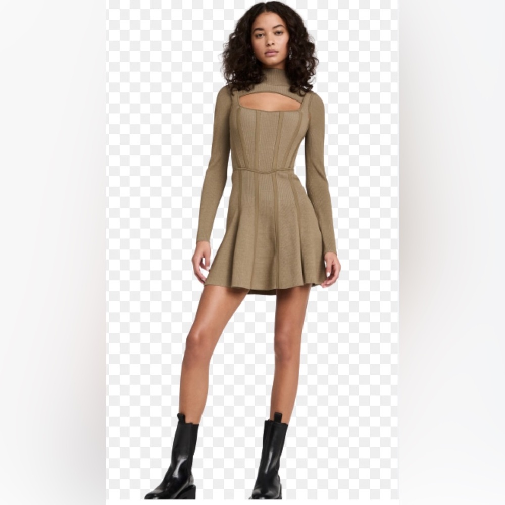 Dion Lee stirrup corset mini dress